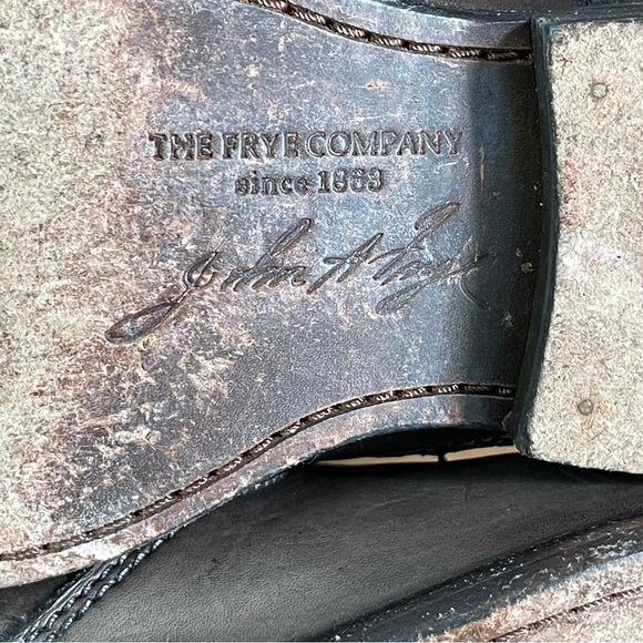 Frye Phillip Riding Brown Leather Boot - Picture 15 of 16